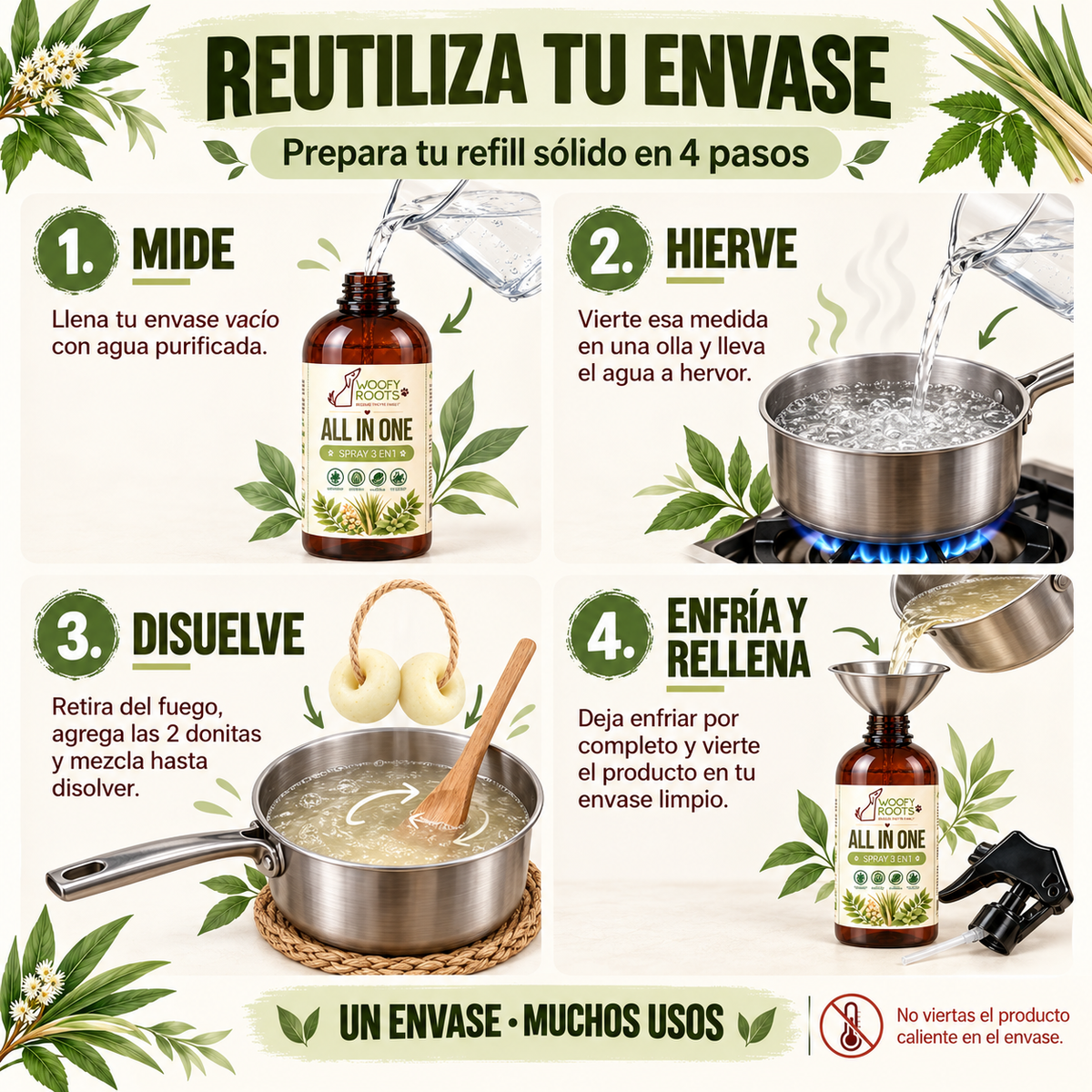 All In One - REFIL Spray 3 en 1