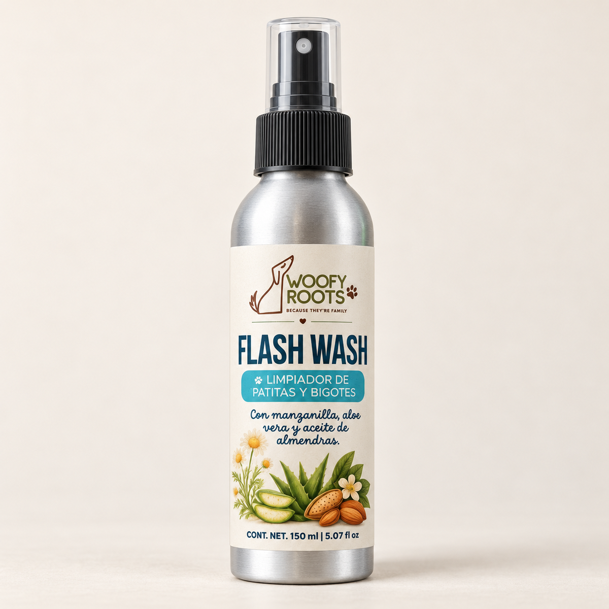 Flash Wash - Limpiador de Patitas y Bigotes