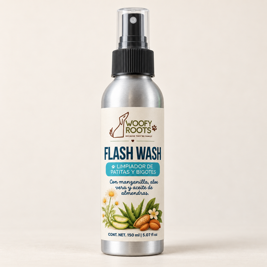 Flash Wash - Limpiador de Patitas y Bigotes